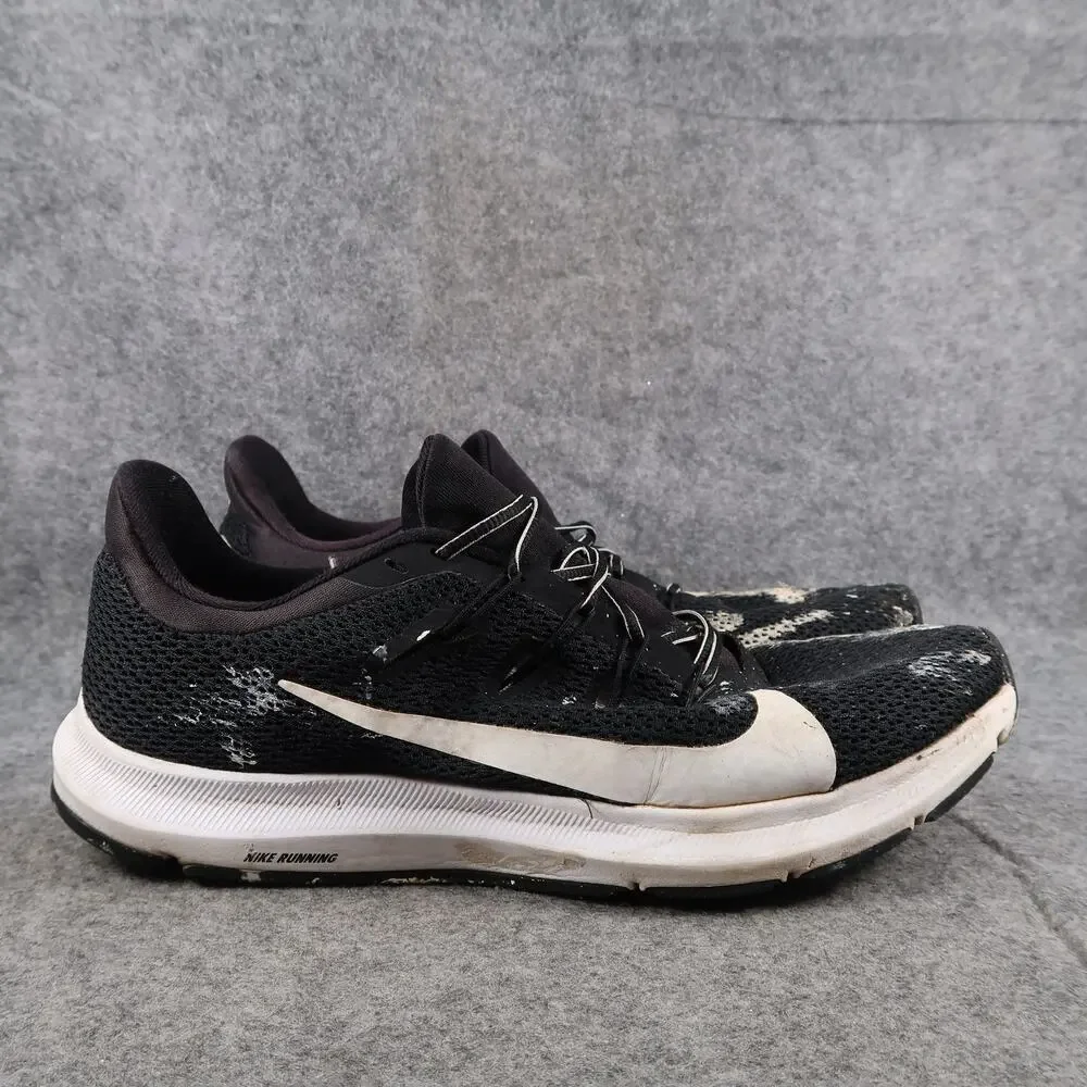 Nike Shoes Mens 9.5 Quest Running Sneakers Athletic Trainer Workout Black Casual